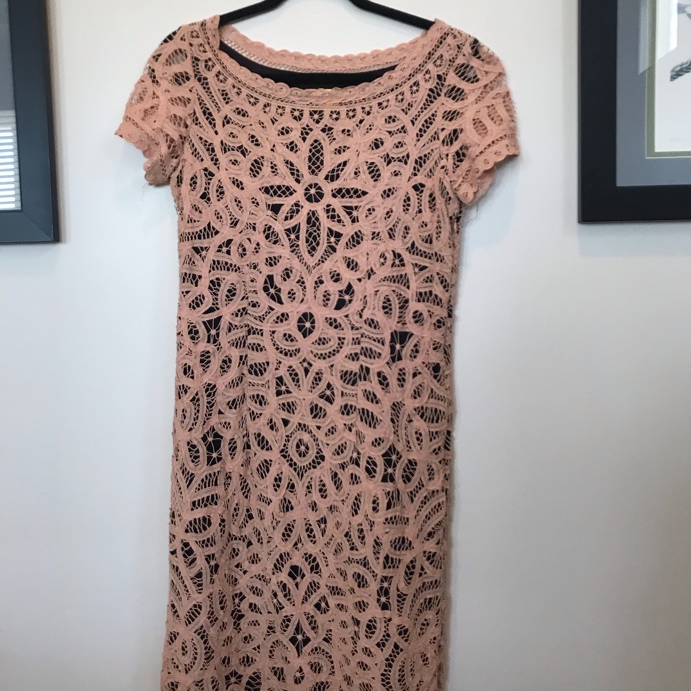 Peach Midi Dress